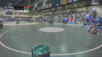 144 lbs Cons. Round 3 - Kanoa Brown, Shasta Charter vs Trey Thomas, La Costa Canyon