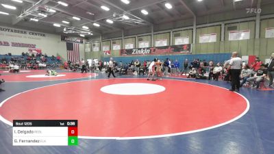 285 lbs 7th Place - Israel Delgado, Redlands East Valley vs Gabe Fernandez, Elk Grove Senior