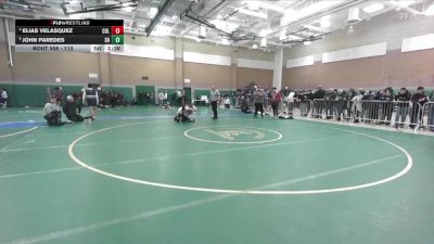 113 lbs Quarterfinal - John Paredes, South Hills vs Elias Velasquez, Colton