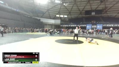 62 lbs 7th Place Match - Diego Tovar, Victory Wrestling-Central WA vs Lane Rigby, Forks Wrestling Club