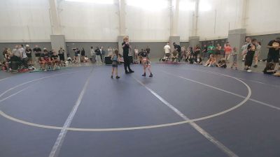 46-50 lbs Quarters - Reagan Duling, Charger Wrestling Club vs Azalea Garcia, The Valley Wrestling Club