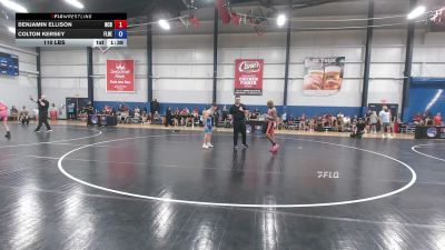 110 lbs Benjamin Ellison, North Carolina Red vs Colton Kersey, Florida Red