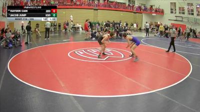 126 lbs Champ. Round 3 - Jacob Jump, Newberg vs Kayden Cain, Auburn