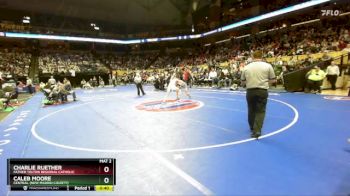 113 Class 1 lbs 5th Place Match - Caleb Moore, Central (New Madrid County) vs Charlie Ruether, Father Tolton Regional Catholic