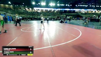 106 lbs Cons. Round 2 - Tyson Matz, Buford HS vs Chris Baldwin, Greenbrier