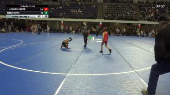 55 lbs Cons. Round 4 - Enzo Ruth, Braham Warriors vs Holden Spree, Immortal Athletics WC