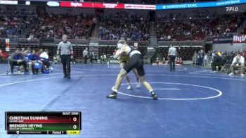 2A-165 lbs Cons. Round 4 - Christian Dunning, Clear Lake vs Brenden Heying, Benton Community