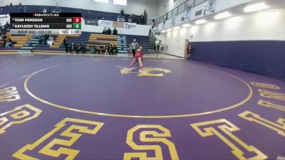 125-130 lbs Round 1 - Tomi Persson, Riverton vs Kayleigh Tillman, Riverton