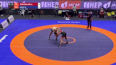 79 kg Semifinal - Evan Wick, USA vs Mohammad Nokhodi, IRI