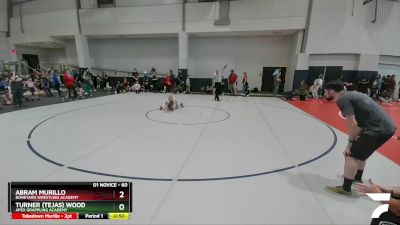 60 lbs Cons. Round 4 - Turner (Tejas) Wood, Apex Grappling Academy vs Abram Murillo, Boneyard Wrestling Academy