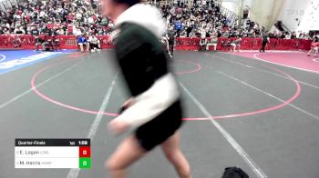 126 lbs Quarterfinal - Emmett Logan, Lowell vs Michaell Harris, Hampden Charter East