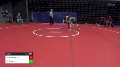 130 lbs Semifinal - Charlie Arobone, Harleysville, PA vs Christian Ford, West Grove, PA