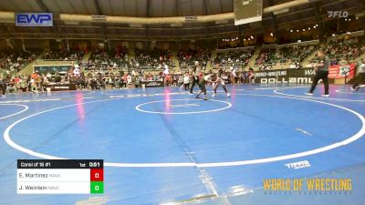 85 lbs Consi Of 16 #1 - Emmanuel Elijah Martinez, Nakamura Wrestling vs John Weinlein, Wave Wrestling Club (TN)