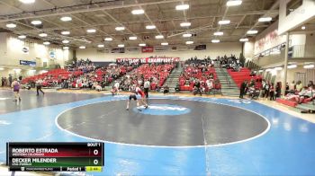 125 lbs Champ. Round 1 - Roberto Estrada, Western Colorado vs Decker Milender, CSU-Pueblo