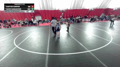 10U True Beginner - 97.1-107.2 Champ. Round 3 - Isaac Nunez, Kenosha Wrestling Academy vs Nolan Wendt, Pardeeville Boys Club Youth Wrestling