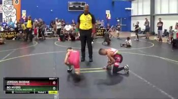 56 lbs Round 3 (6 Team) - Jordan Skodak, Backyard Brawlers vs Bo Myers, Midwest Xtreme Wrestling