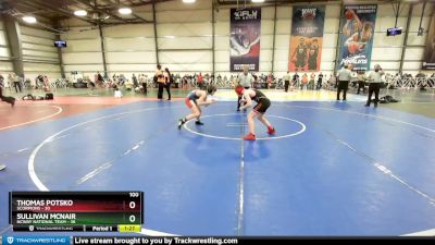 100 lbs Rd# 9- 2:15pm Saturday Final Pool - Thomas Potsko, Scorpions vs Sullivan Mcnair, NCWAY National Team