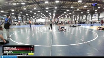 60 lbs Rd# 9- 2:15pm Saturday Final Pool - Trey Bell, Minion Green vs Karson Waag, Oklahoma Outlaws Red