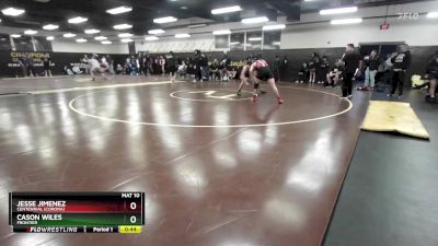 157 lbs Cons. Round 5 - Jesse Jimenez, Centennial (Corona) vs Cason Wiles, Frontier