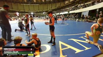 68 lbs Quarterfinal - Marshall Miller, Great Bridge Wrestling vs Odin Puckett, Virginia Beach