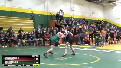 126 lbs Cons. Round 5 - Aden Burdulis, Mount Vernon vs Bodee Miller, Oak Harbor