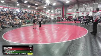 145 lbs Semifinal - Dj Juarez, Northview vs Maya Bradley, Vista Murrieta