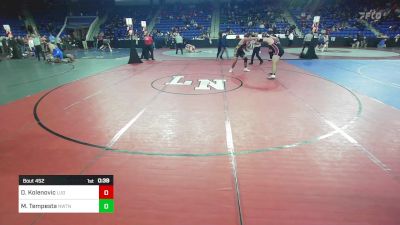 285 lbs Round Of 64 - Dzevat Kolenovic, Ludlow vs Mark Tempesta, Newton North