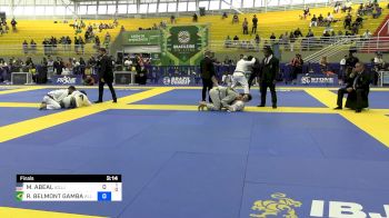 MARTIN ABEAL vs RAFAEL BELMONT GAMBA 2024 Brasileiro Jiu-Jitsu IBJJF