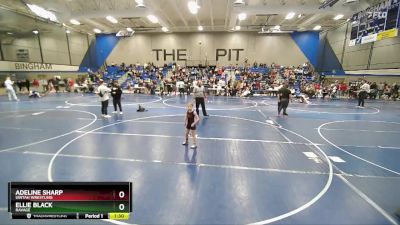 65 lbs Round 1 - Adeline Sharp, Uintah Wrestling vs Ellie Black, Ravage