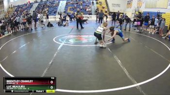 113 lbs Quarters & Wb (16 Team) - Brentley Crawley, Alpha WC vs Luc Beaulieu, Soldier City Lions Den