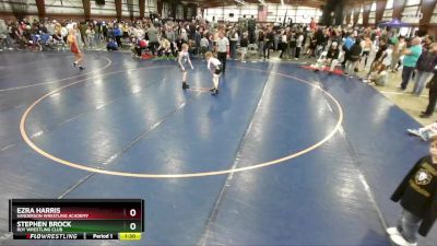 65 lbs Quarterfinal - Ezra Harris, Sanderson Wrestling Academy vs Stephen Brock, Roy Wrestling Club