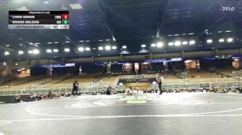 175 lbs 1st Place Match - Brodie Melzoni, Nolensville High School vs Chris Dennis, Central Bucks West Hs