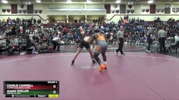 190 lbs Round 3 - Gianni Speller, Waterloo East vs Charlie Campbell, Clarion-Goldfield-Dows