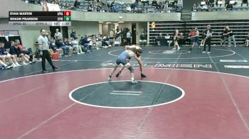 127 lbs Semis & 1st Wrestleback (8 Team) - Evan Marvin, Apple Valley, MN vs Shaun Pearson, Saint Francis, MN