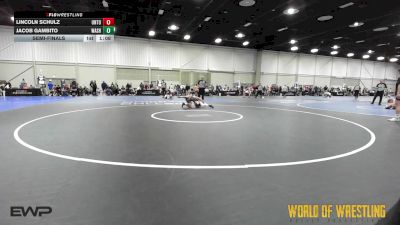 100 lbs Semifinal - Lincoln Schulz, Untouchables 14u Purple vs Jacob Gambito, Washington 14U