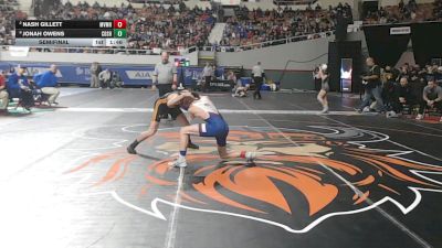 115-D1 Semifinal - Jonah Owens, Corona Del Sol High School vs Nash Gillett, Mountain View (Mesa) High School