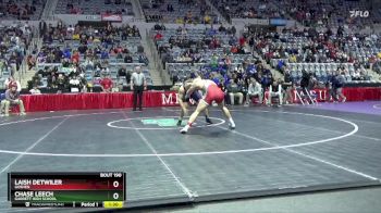 175 lbs Semifinal - Chase Leech, Garrett High School vs Laish Detwiler, Goshen