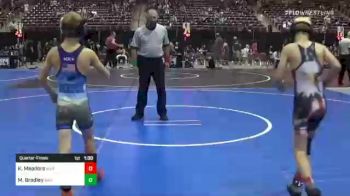 78 lbs Quarterfinal - Kingston Meadors, War Hammer Wrestling vs Maxwell Bradley, War Hammer Wrestling