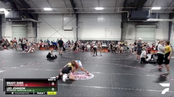 80 lbs Round 2 (6 Team) - Brady Sher, Florida Scorpions vs Leo Johnson, Reverence Wrestling Club