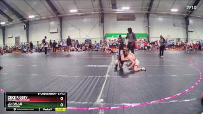 67/72 Semifinal - Zeke Rigsby, Individual Wrestler vs Jd Paulk, Foundation