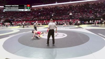 106 lbs 7th Place Match - Emilio Rodriguez, Louisville vs Bennett Wachter, Elyria