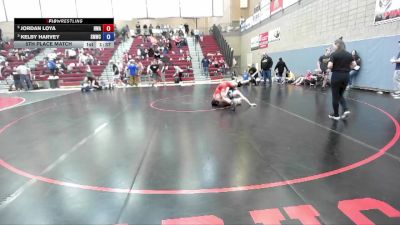 144 lbs 5th Place Match - Jordan Loya, Hammers Wrestling Academy vs Kelby Harvey, St. Maries Wrestling Club