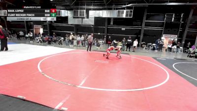 98 lbs Consi Of 4 - Raul Lopez, Madera WC vs Clint Recker Finch, Show Low