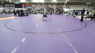 124 lbs Semifinal - Kamilah Brooks, Lindsey Wilson vs Shelby Moore, McKendree University
