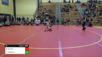 65 lbs Round 4 - Cruz Collison, Becker Bulldogs vs Boe Stumpf, LAW La Crosse Area Wrestling