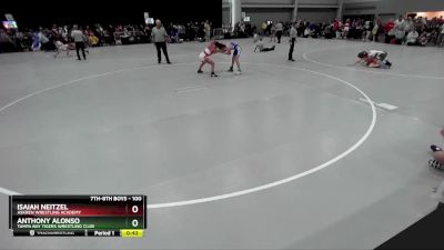 100 lbs Champ. Round 2 - Isaiah Neitzel, Askren Wrestling Academy vs Anthony Alonso, Tampa Bay Tigers Wrestling Club