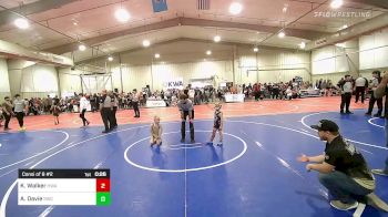 46 lbs Consi Of 8 #2 - Kyng Walker, Hurricane Wrestling Academy vs Achilles Davie, Salina Wrestling Club