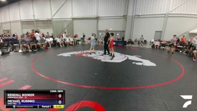 100 lbs 4th Wrestleback (16 Team) - Kendall Booker, Minnesota Red vs Michael Rusinko, Ohio Red