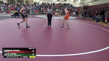 JV-13 lbs Semifinal - Garrison Byrnes, Waukon vs Caleb Stocks, West Delaware, Manchester
