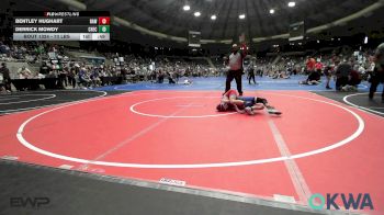 73 lbs Consi Of 8 #2 - Bentley Hughart, Raw Wrestling Club vs Derrick Mowdy, Checotah Matcats